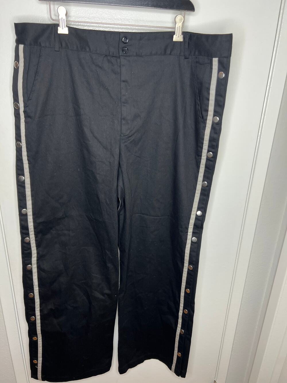 Fashion Nova Women's Snap To The Top Pants Black/White NEW ~ Size 3X